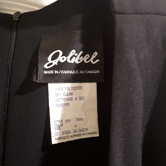 Jolibel Size 6 long black dress - Picture 3 of 5